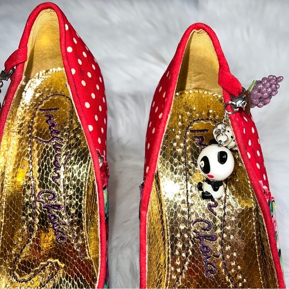 ❌ Irregular Choice Red Stick Of Rock Lucite Heels - Picture 16 of 16